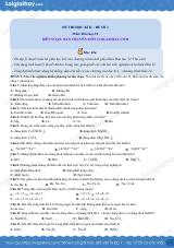 Đề thi học kì 2 Hóa 12 Cánh diều - Đề số 1